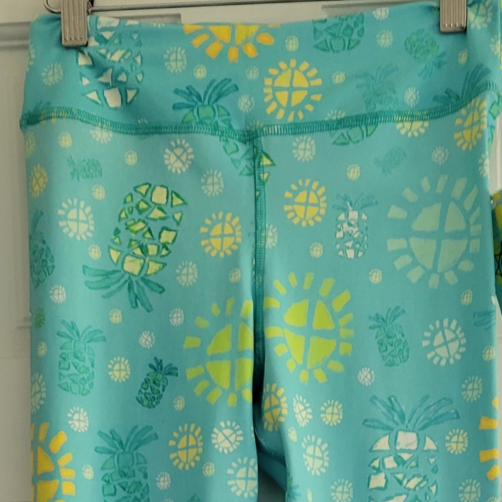 Funky pineapple yoga leggings NWT